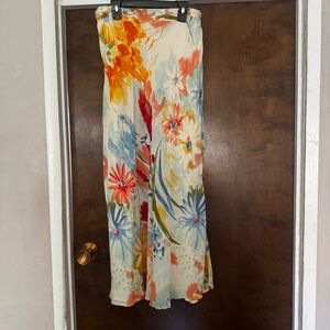 Coldwater Creek Floral Pencil Skirt - Multicolor